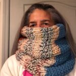 3 color scarf cowl - 3